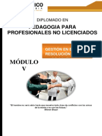 Guía Didáctica 5 - Gestión en El Aula y Resolución Pacífica de Conflictos