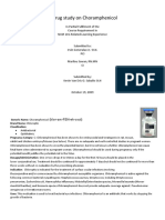 A Drug Study On Choramphenicol