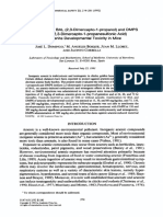 Amelioration by BAL (2,3-Dimercapto-1 - Propanol) and DMPS (Sodium 2,3-Dimercapto-1 - Propanesulfonic Acid) of Arsenite Developmental Toxicity in Mice