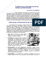 El Diccionario de Uso Del Espanol, en Edicion Electronica PDF