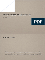 Ejemplo de Requerimiento para Proyecto Piloto de TV