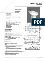 Traditional Bidet 5065.040 For Deck-Mounted Fitting (Illustrated)