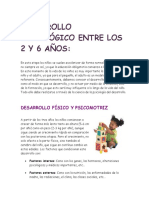 Desarrollo Psicológico Entre Los 2 y 6 Años