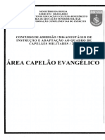 Exercito 2016 Esfcex Capelao Evangelico Prova