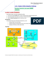 Connecting Networks 6.0 - Chapter 5 Skills Integration Challenge Answers