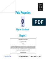 Fluid Properties: Elger Et Al. Textbook