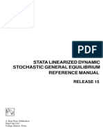 Dsge - Stata Manual