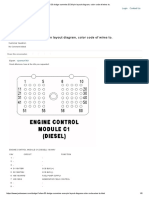 DODGE RAM Cummins ECM Pin Layout Diagram