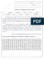 Atividade de Portugues Caca Palavras Adjetivos 6º Ano Respostas