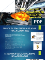 Sensores y Actuadores Del Sistema de Inyección Diésel