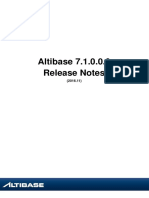 Altibase Ver 7.1.0.0.0 Release Notes English