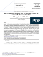 Electrochemical Protection of Steel in Concrete To Enhance The Service Life of Concrete Structures 2014 Procedia Engineering