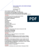 01.2 Craniotomy and Craniectomy