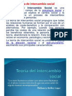 Teoría de Intercambio Social