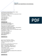 Estudos Disciplinares 6º Período Unip