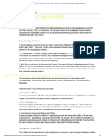 Timeline of Foreign Policy Dev PDF