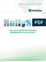 HollySys Project Reference in Asia Pacfic - 20140613亚太区域业绩（所有海外项目）