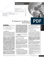 El Impuesto A La Renta y Las Teorías Que Determinan Su Afectación - Mario Alva Matteucci