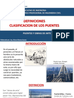 Sesion 1 - Definicion Clasificacion de Puentes