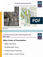 Interstate 25 and Broadway Urban Redevelopment Plan BSP Project