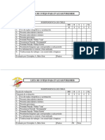 Lista de Cotejo para Evaluar Publisher Independencia de Chile