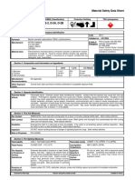 Material Safety Data Sheet: Section 1. Chemical Product and Company Identification