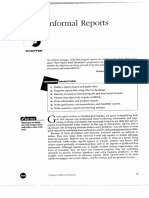 Informal Report Writing - 2 PDF