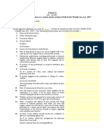 (Class of Assets) Under Section 34AB of The Wealth-Tax Act, 1957. The Following Particulars Are Furnished Herewith