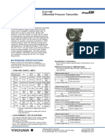 General Specifications: EJA110E Differential Pressure Transmitter