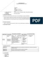 Unidad de Aprendizaje N°01 "Aprendemos Sobre Nuestro Desarrollo y Cambios"