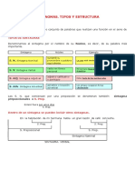 Estructura Sintagmas