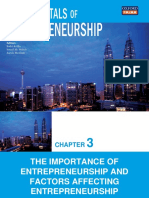 Chapter 3 Importance of Entrepreneurship Factors Affecting