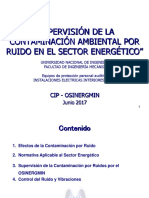 Contaminación Por Ruidos. CIP. 09 Junio 2017