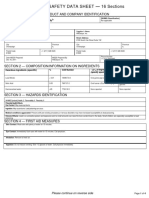 MSDS Lead Standard Solution