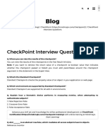 9.advanced CheckPoint Interview Questions and Answers 2017