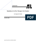 Simulation of Air Flow Through A Test Chamber: by Gregory K. Ovrebo