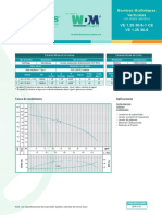 VE 1.25 30-5-1 CE VE 1.25 30-5: Bombas Multietapas Verticales