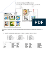 Verbes Irréguliers Familles 2 Bases (Type Partir)