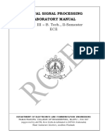 DSP Lab Manual 15-11-2016 PDF