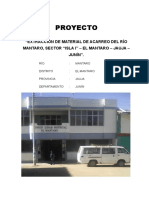 Proyecto Extracción Mantaro I