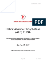 Rabbit Alkaline Phosphatase (Alp) Elisa: K-Assay