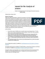 Code Requirements For The Analysis of Concrete Structures RAM