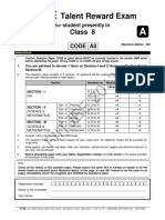 Fiitjee Ftre 2013-Paper 2 Class 8