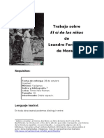 Trabajo Sobre El Sí de Las Niñas de Leonardo Fernández de Moratín