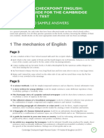 English Revision Guide Answers PDF