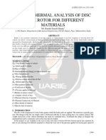 Wear Thermal Analysis of Disc Brake Rotor For Different Materials Ijariie6191