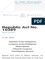 Republic Act No. 10389 Official Gazette of The Republic of The Philippines