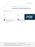 Geotechnical Properties of Dublin Boulder Clay