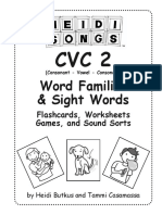 CVC2 Short-AD Word Family Sample