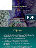 Estadistica Espacial en Estudios Territoriales